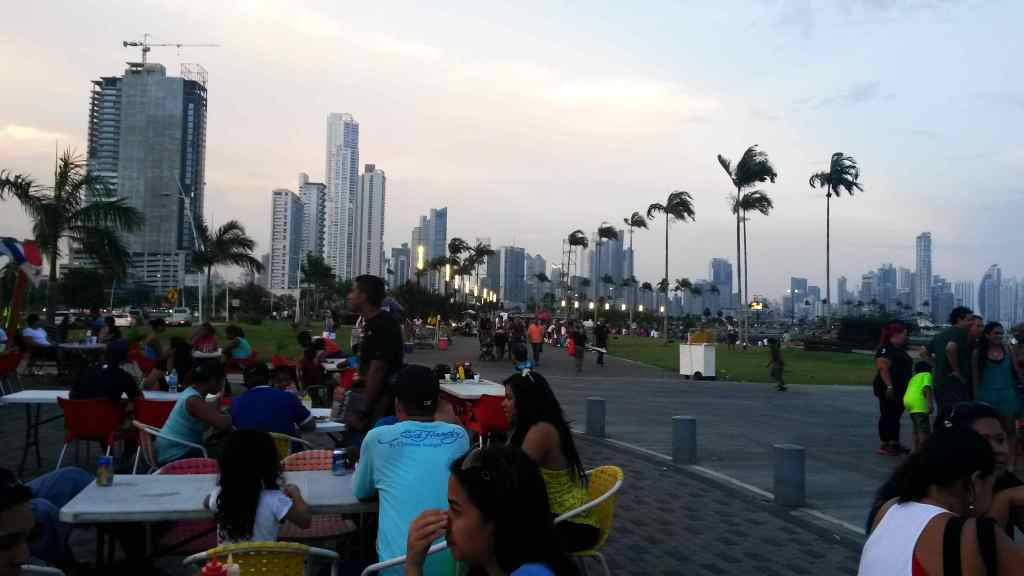 Panama City Essen gehen Promenade