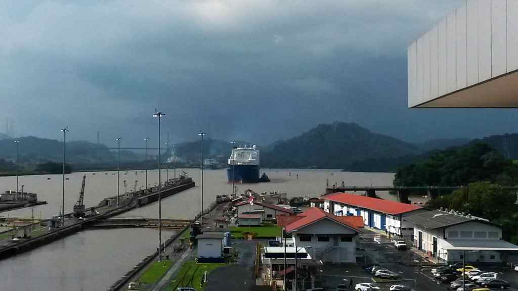 Panama Kanal Schiff Aussicht