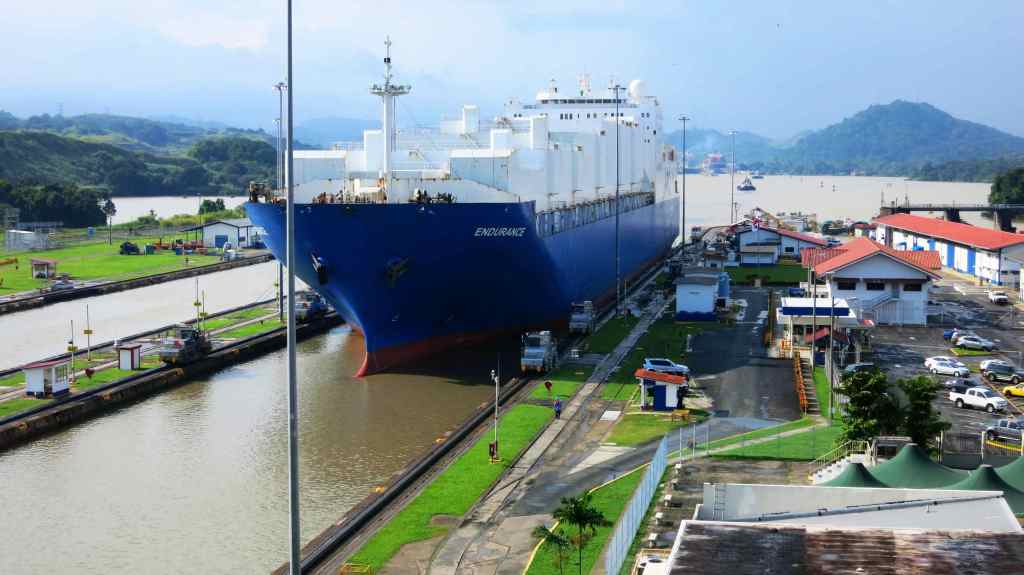 Panama Kanal Schiff
